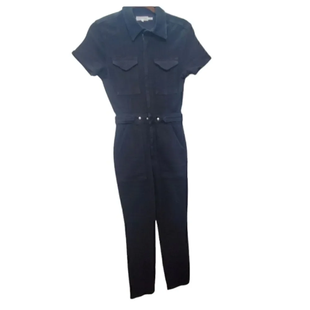 Good American The Fit For Success Jumpsuit Black Size 1